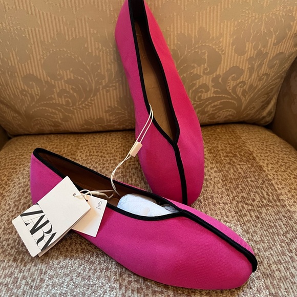 NWT- zara limited edition ballet flats (4) - Picture 1 of 4